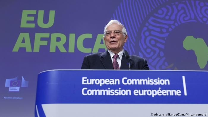 Pressekonferenz zur EU-Afrika-Strategie mit Josep Borrell in Brüssel