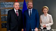 بعد لقاء أردوغان.. الاتحاد الأوروبي متمسك باتفاقية اللاجئين
