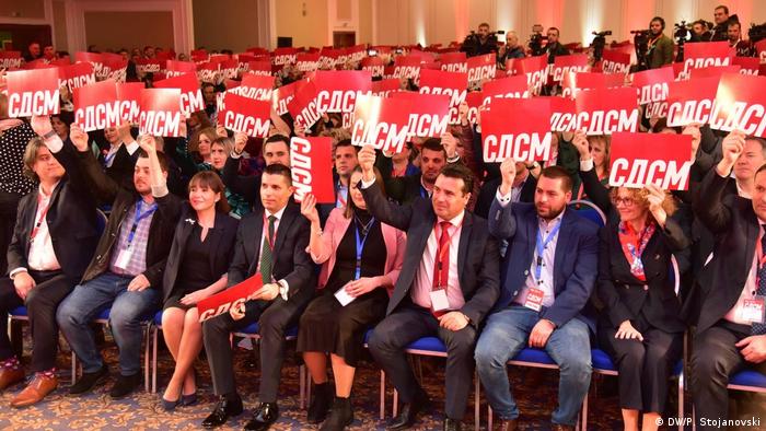 Mazedonien Parteitag der Sozialdemokratischen Partei SDSM