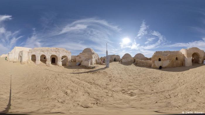 Mos Espa in the South Tunisian desert, where DW Akademie and partners experimented with 360° video journalism
