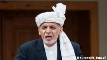 Afghanistan's President Ashraf Ghani speaks during his inauguration as president, in Kabul, Afghanistan March 9, 2020. REUTERS/Mohammad Ismail