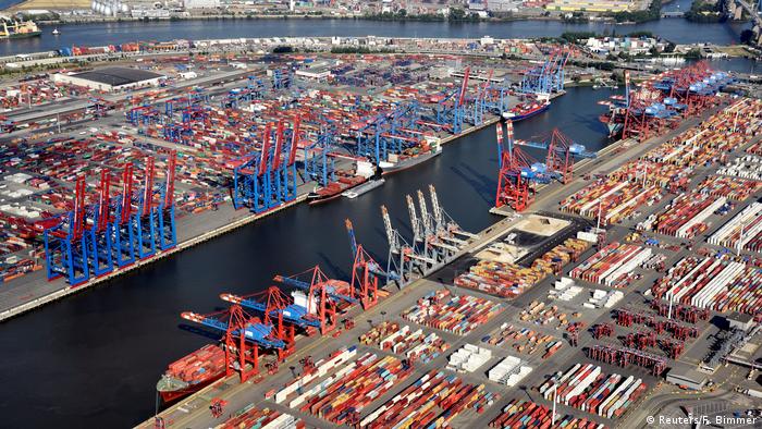 Deutschland Containerhafen Hamburg