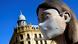 Italien Valencia | Statue mit Gesichtsmaske Italien Valencia | Statue mit Gesichtsmaske