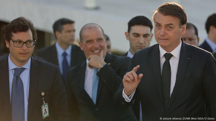 Fabio Wajngarten y Jair Bolsonaro 