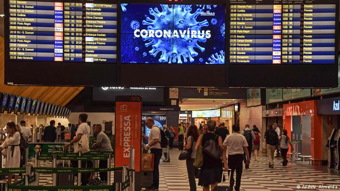 Coronavirus in Brasilien Airport Sao Paulo