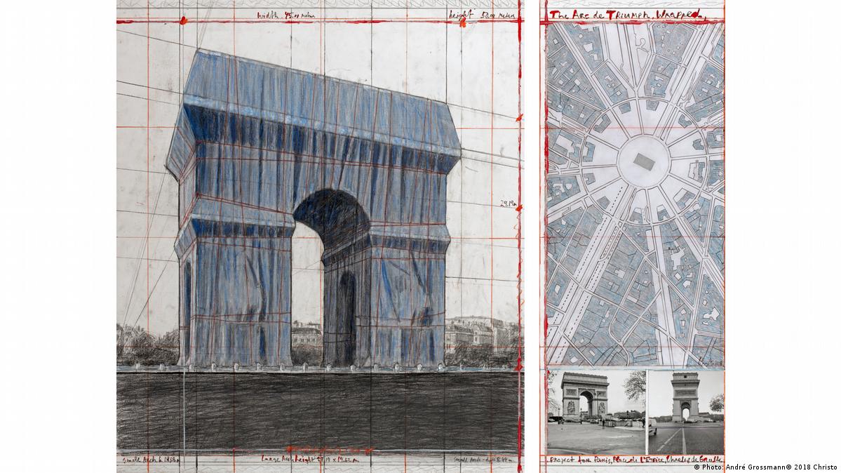 Christo wrap of Arc de Triomphe in Paris set for September
