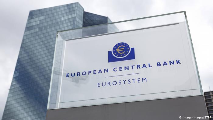 Deutschland Corona | Europäische Zentralbank in Frankfurt am Main