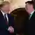 Trump and Bolsonaro shake hands