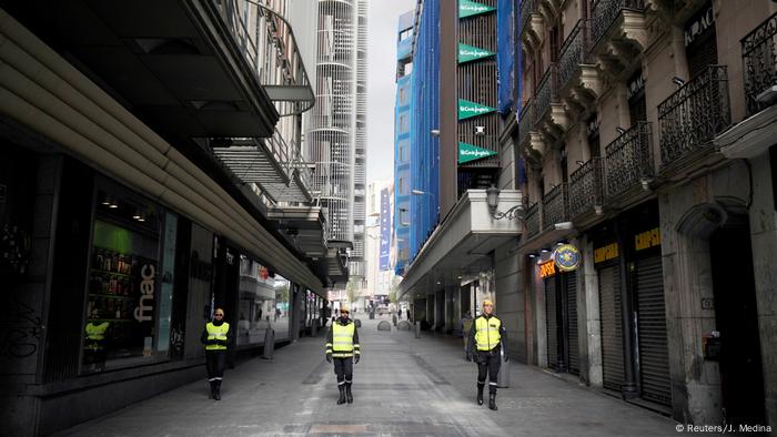 Spanien, Madrid: Ausnahmezustand wegen COVID-19