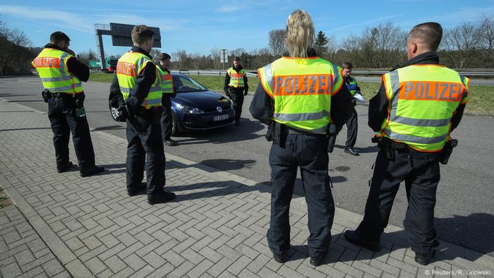 Deutsche Grenze zu Frankreich in Saarbrücken |  Coronavirus |  Grenzschließung