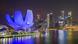Singapore's Marina Bay at night Singapore's Marina Bay at night