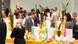 People looking around a trade fair People looking around a trade fair