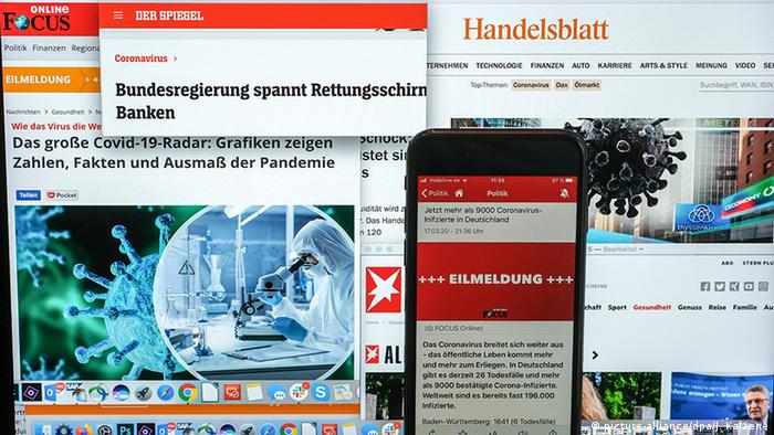 Deutschland | Coronavirus | Schlagzeilen (picture-alliance/dpa/J. Kalaene)