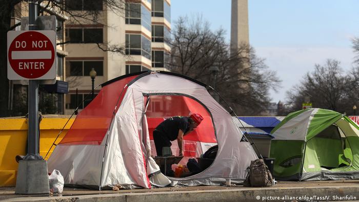 Coronavirus in Washington D.C. Obdachlose Coronavirus in Washington D.C. Obdachlose