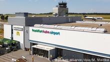 Lautzenhausen, Deutschland - 27. Juli 2018: Terminal des Flughafen Frankfurt Hahn (HHN) in Deutschland. | Verwendung weltweit
