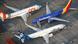 An aerial photo shows Gol Airlines, Southwest Airlines and Alaska Airlines Boeing 737 MAX aircraft at Boeing facilities at the Grant County International Airport in Moses Lake, Washington An aerial photo shows Gol Airlines, Southwest Airlines and Alaska Airlines Boeing 737 MAX aircraft at Boeing facilities at the Grant County International Airport in Moses Lake, Washington