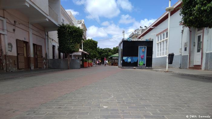Ruas da Cidade da Praia vazias em março, no início da pandemia de Covid-19