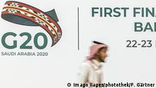 G20-Finanzministertreffen in Riad, 22.02.2020. In Riad findet das Treffen der G20-Finanzminister und der Notenbankgouverneure statt. Riad Saudi Arabia *** G20 Finance Ministers Meeting in Riyadh, 22 02 2020 Riyadh hosts the meeting of G20 Finance Ministers and Central Bank Governors Riyadh Saudi Arabia PUBLICATIONxINxGERxSUIxAUTxONLY Copyright: xFlorianxGaertnerx
