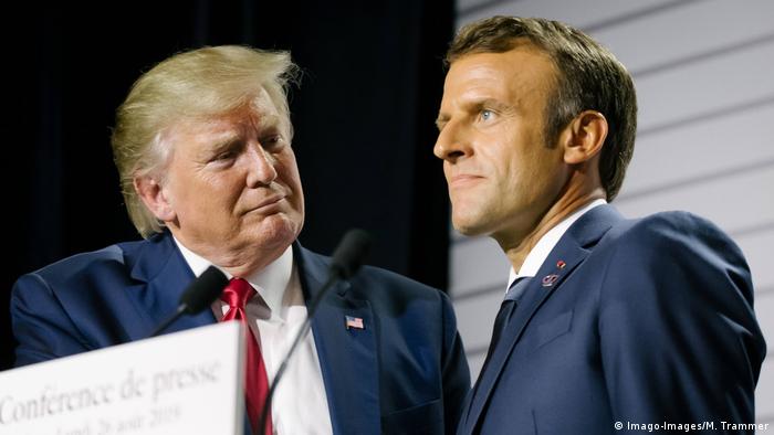 Coronakrise Macron und Trump haben gutes Gespräch ARCHIV