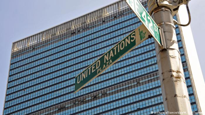 United Nations UN Hauptquartier New York USA Gebäude