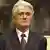 Radovan Karadzic bei seinem ersten Auftritt vor dem Kriegsverbrechertribunal in Den Haag am 31.07.2010 (Foto: AP)