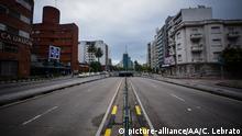 Uruguay Corona-Pandemie Straßenszene