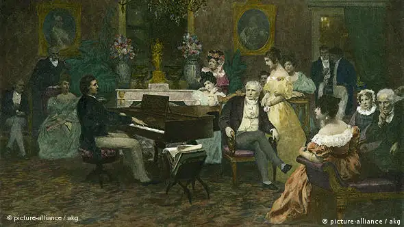 Deutschland Polen Geschichte Musik Frederik Chopin im Salon des Fürsten Radziwill Flash-Galerie
