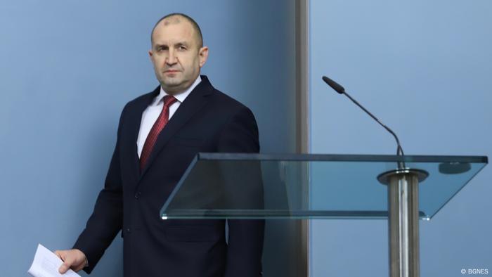 Българският президент Румен Радев Българският президент Румен Радев