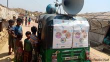 Bangladesch | Rohingya Camp: Lautsprecher des Radio Naf