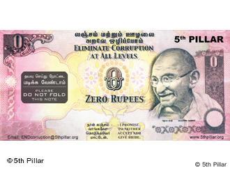 Zero Rupees Against Corruption Asia An In Depth Look At News From Across The Continent Dw 01 03 2010
