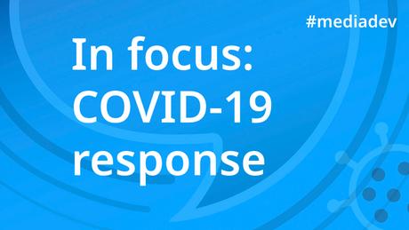 DW Akademie Banner In focus: COVID-19 response