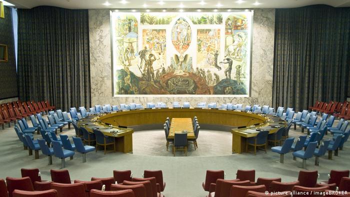 USA | Leerer Saal des UN-Sicherheitsrat 