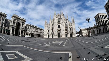 Italien Mailand | Coronavirus | Ostersonntag, Mailänder Dom