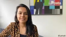 Jenny Navarro aus Ecuador, Alumna des
Masterstudiengangs
„International Media tudies“ (IMS)