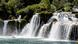 Waterfalls with forests in the background, Croatia Waterfalls with forests in the background, Croatia