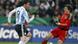 Rene Adler and Argentinian striker Gonzalo Higuain Rene Adler and Argentinian striker Gonzalo Higuain