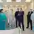 Мэр Москвы Сергей Собянин на встрече с врачами в больнице