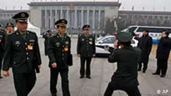 China Volkskongress Sicherheitsvorkehrungen