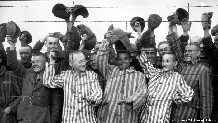 Освобожденные узники Дахау 