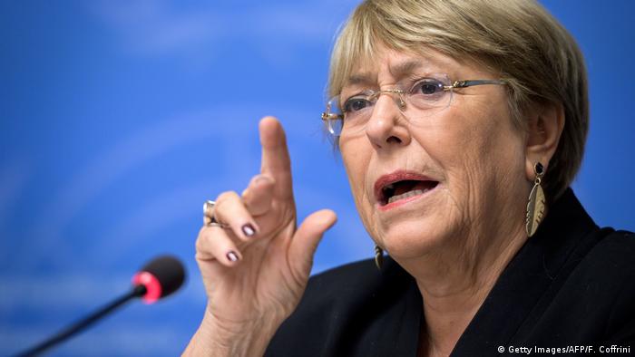 Schweiz Genf | UN-Hochkommissarin | Michelle Bachelet