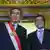 Foto de archivo: el presidente peruano Martín Vizcarra (izquierda) y el ahora exministro de Interior, Carlos Morán