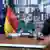 Angela Merkel beim Petersberger Klimadialog. Zugeschaltet per Videoschalte 