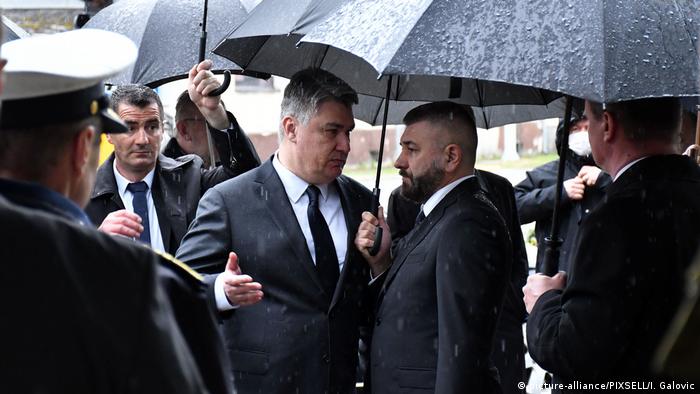 President Zoran Milanovic abruptly leaves the Operation Flash event