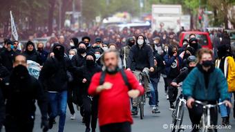 Первомайская демонстрация в Берлине в 2020 году Первомайская демонстрация в Берлине в 2020 году