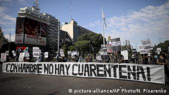 Argentinien 1. Mai Demonstration in Buenos Aires