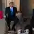 USA | Washington | Donald Trump während einer Fernsehaufzeichnung mit dem US-Sender Fox News im Lincoln Memorial
