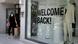 Letters on shop window in Nicosia, Cyprus, saying 'Welcome back!' Letters on shop window in Nicosia, Cyprus, saying 'Welcome back!'