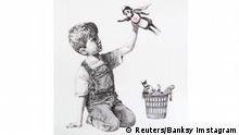 Bate récord obra de Banksy donada a la sanidad pública