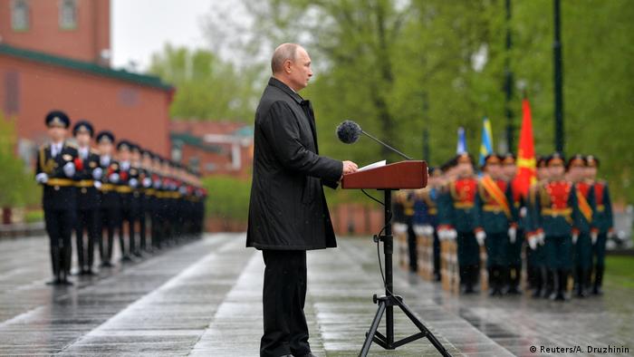 Vladimir Putin speaks on Victory Day