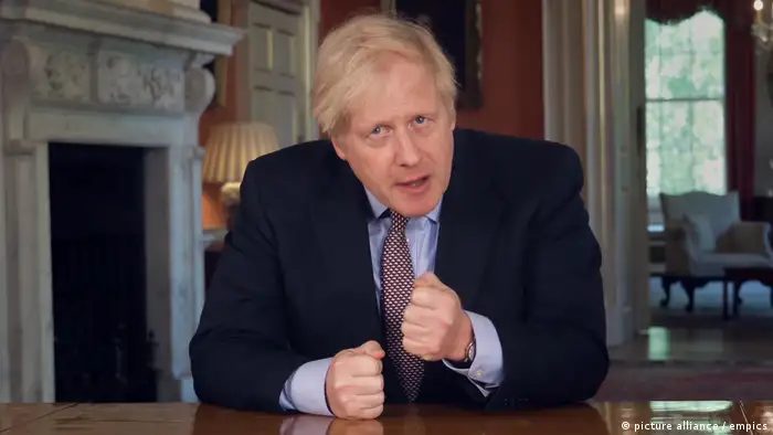 Großbritannien TV Ansprache Boris Johnson Lockerungen Coronamaßnahmen